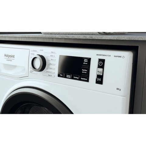 HOTPOINT LAVATRICE NR648GWSAIT LAV.C/FRONT 8KG 1400GIRI CE.A INV.