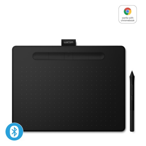 Wacom Intuos M Bluetooth tavoletta grafica Nero 2540 lpi (linee per pollice) 216 x 135 mm USB/Bluetooth