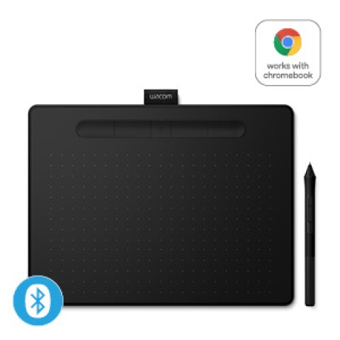 Wacom Intuos M Bluetooth tavoletta grafica Nero 2540 lpi (linee per pollice) 216 x 135 mm USB/Bluetooth