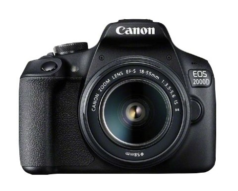 Canon EOS 2000D BK 18-55 IS II EU26 Kit fotocamere SLR 24,1 MP CMOS 6000 x 4000 Pixel Nero