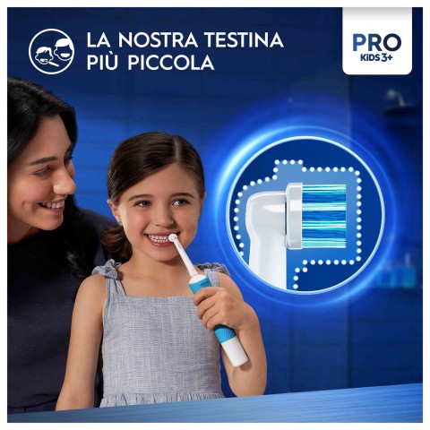 Oral-B Testine Di Ricambio Pro Kids Con Spiderman, 3 Testine