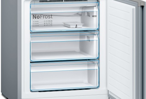 Bosch KGN493LDC frigorifero con congelatore Libera installazione 438 L D Acciaio inox