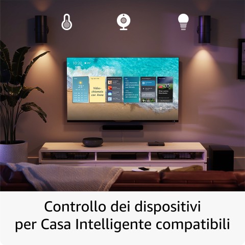 Amazon Nuovo Fire TV Stick 4K di | Dispositivo per lo streaming con supporto per Wi-Fi 6E e modalità ambiente