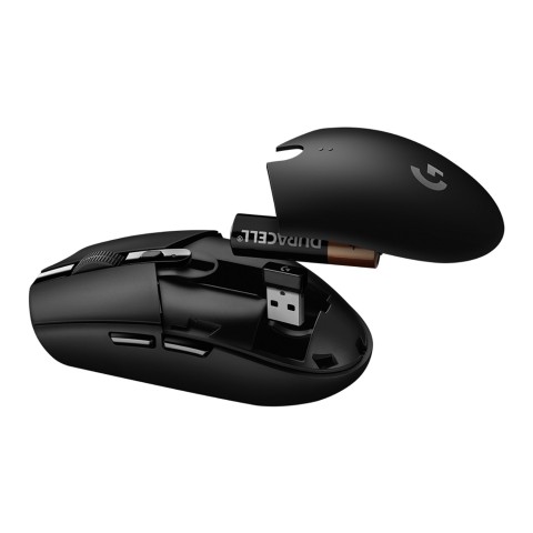 Logitech G G305 mouse Giocare Mano destra RF senza fili + Bluetooth Ottico 12000 DPI