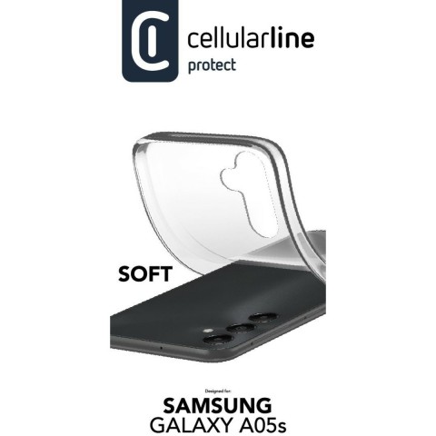 Cellularline SOFTGALA05ST custodia per cellulare 17 cm (6.7") Cover Trasparente