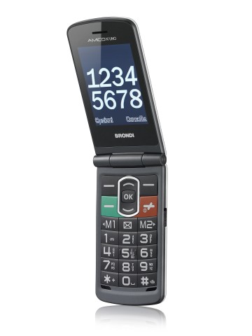 Brondi Amico N°Uno 108 g Titanio Telefono per anziani