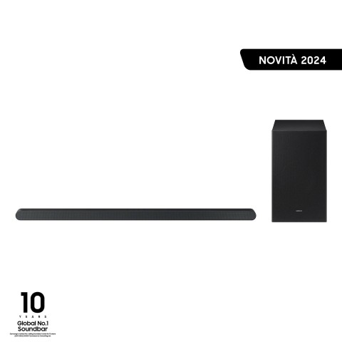 Samsung Soundbar HW-S700D/ZF Serie S, 7 Speaker, Wireless Dolby Atmos, Audio a 3.1 Canali, Q-Simphony, Compatibile con Alexa e Google Assistant, Black 2024