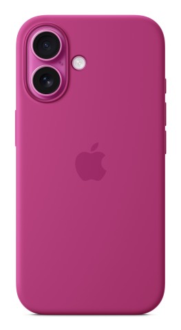 Apple Custodia MagSafe in silicone per iPhone 16 - Fucsia