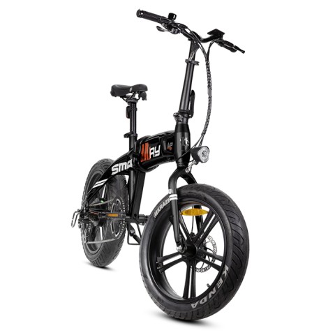 Smartway M2-R1AL-K bicicletta elettrica Nero Alluminio 50,8 cm (20") 31 kg Ioni di Litio