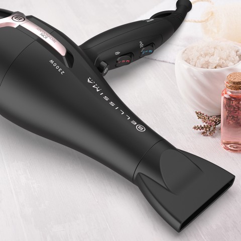 Bellissima K9 2500 asciuga capelli 2300 W Nero, Rosa