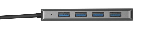 Trust 23328 hub di interfaccia USB 3.2 Gen 1 (3.1 Gen 1) Type-A 5000 Mbit/s Grigio