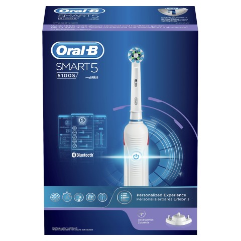 Oral-B SmartSeries Smart 5 5100S Spazzolino Elettrico Ricaricabile Bianco