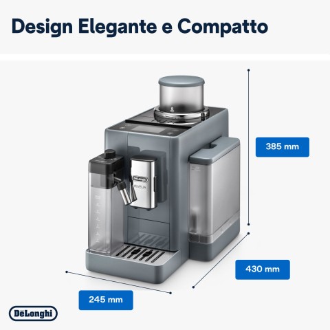 De’Longhi Rivelia EXAM440.55.G Macchina da caffè automatica Grey