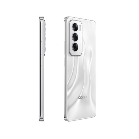 OPPO Reno12 5G AI Smartphone, Tripla fotocamera 50+8+2MP, Selfie 32MP, Display 6.7” 120HZ AMOLED FHD+, 5000mAh, RAM 24 GB (12+12) + ROM 256GB, [Versione Italia], Astro Silver