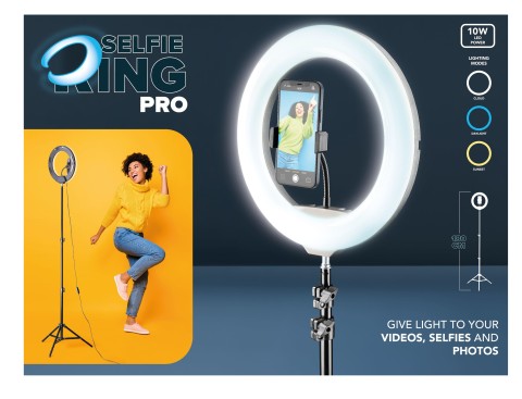 Tech Pop Selfie Ring Pro - Universale