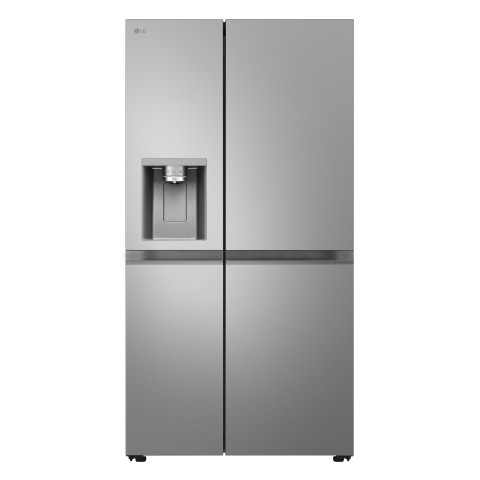 LG GSLE81PYBC Frigorifero Side-by-Side, Classe C, 628L, Wi-Fi, Dispenser senza allaccio, Total No Frost, Prime Silver