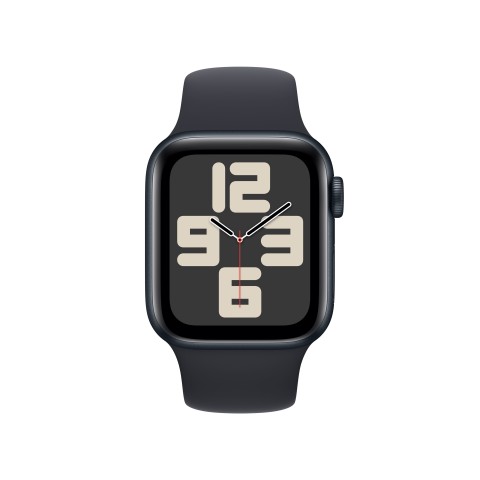 Apple Watch SE GPSCassa 40mm in Alluminio Mezzanotte con Cinturino Sport Mezzanotte - M/L