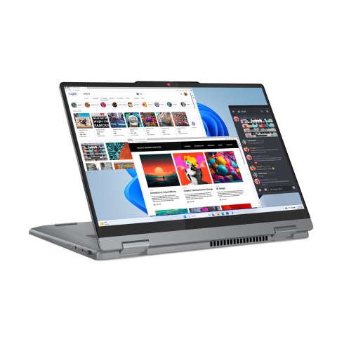 Lenovo IdeaPad 5 2-in-1 Intel® Core™ i5 i5-13420H Ibrido (2 in 1) 35,6 cm (14") Touch screen WUXGA 16 GB LPDDR5x-SDRAM 512 GB SSD Wi-Fi 6 (802.11ax) Windows 11 Home Grigio