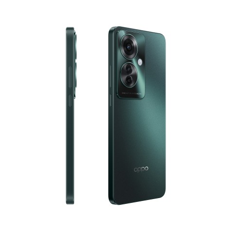 OPPO Reno Reno11 F 5G Smartphone, AI Tripla fotocamera 64+8+2MP, Selfie 32MP, Display 6.7” 120HZ AMOLED FHD+, 5000mAh, RAM 8(Esp4GB/6GB/8GB)+ROM 256GB (esp2TB), [Versione Italia], Palm Green