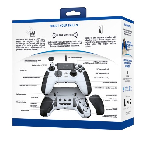 NACON Revolution 5 Pro Nero, Bianco Bluetooth Gamepad PC, PlayStation 4, PlayStation 5