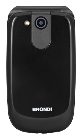 Brondi Raptor 7,11 cm (2.8") 106 g Nero, Metallico Telefono per anziani