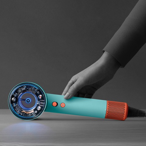 Dyson Asciugacapelli Supersonic Nural (acquamarina/tangerine)