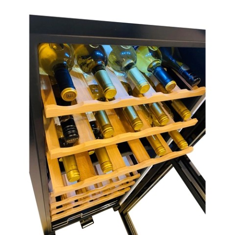 Zoppas HZWC-54L8D Cantinetta vino con compressore Libera installazione Nero 55 bottiglia/bottiglie