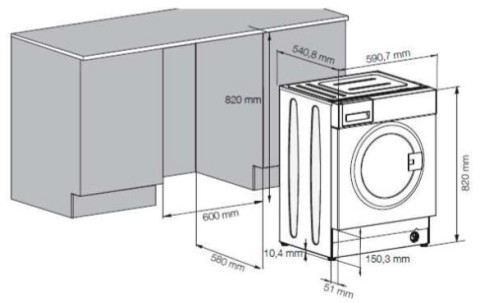 Beko WITC7612B0W lavatrice Caricamento frontale 7 kg 1200 Giri/min Bianco