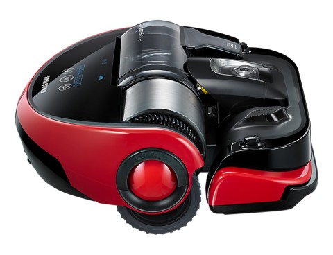 Samsung SR20J9020U aspirapolvere robot 0,7 L Senza sacchetto Nero, Rosso, Argento