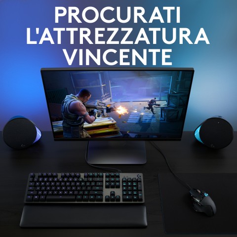 Logitech G Logitech G502 Mouse Gaming HERO Prestazioni Elevate, Sensore HERO 25K, 25600 DPI, RGB, Pesi Regolabili, 11 Pulsanti Programmabili, Memoria Integrata, per PC/Mac/Laptop. Nero