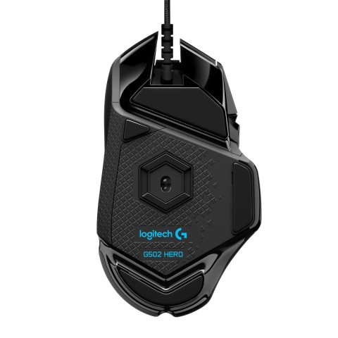 Logitech G Logitech G502 Mouse Gaming HERO Prestazioni Elevate, Sensore HERO 25K, 25600 DPI, RGB, Pesi Regolabili, 11 Pulsanti Programmabili, Memoria Integrata, per PC/Mac/Laptop. Nero