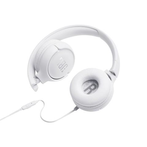 JBL Tune 500 Cuffie Cablato A Padiglione MUSICA Bianco