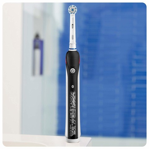 Oral-B Teen Adolescenti Spazzolino rotante-oscillante Bianco, Nero