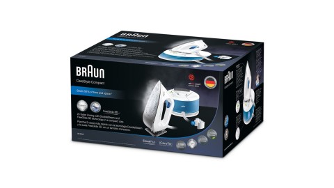 Braun CareStyle 2 Compact IS 2043 2200 W 1,3 L Eloxal Blu, Bianco