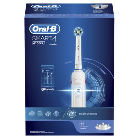 Oral-B SmartSeries Spazzolino Elettrico Ricaricabile Smart 4. 4100S Bianco