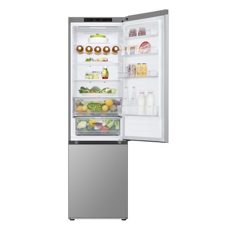 LG GBV3200DPY Frigorifero combinato, Classe D, 387L, Fresh Converter, Porte piatte,Argento