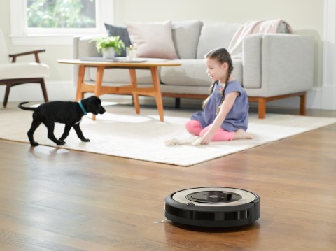 iRobot Roomba e5152 aspirapolvere robot Senza sacchetto Nero, Rame