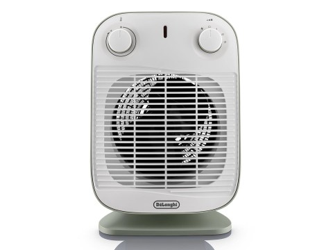 De’Longhi HFS50B20.GR Interno Verde, Bianco 2000 W Riscaldatore ambiente elettrico con ventilatore