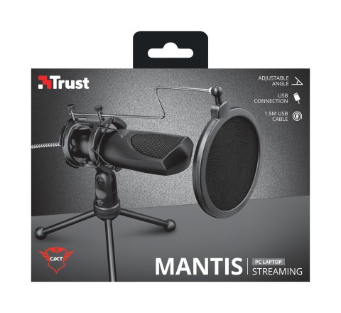 Trust GXT 232 Mantis Nero Microfono per PC