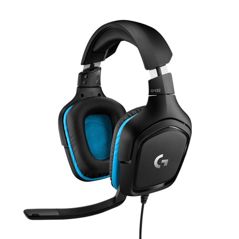 Logitech G 981-000770 cuffia e auricolare Cablato A Padiglione Gaming Nero, Blu