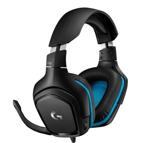 Logitech G 981-000770 cuffia e auricolare Cablato A Padiglione Gaming Nero, Blu