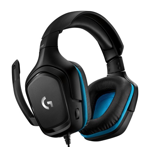 Logitech G 981-000770 cuffia e auricolare Cablato A Padiglione Gaming Nero, Blu