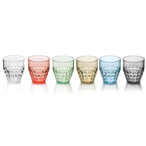 Fratelli Guzzini Set 6 Bicchieri Bassi Tiffany