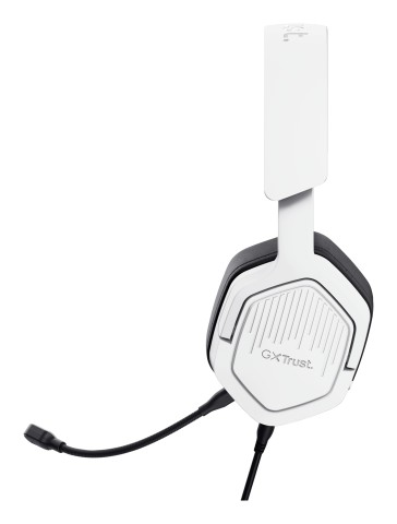 Trust GXT492W Carus Auricolare Cablato A Padiglione Gaming Bianco