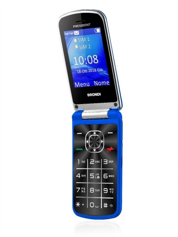 Brondi President 7,62 cm (3") 130 g Blu Telefono cellulare basico