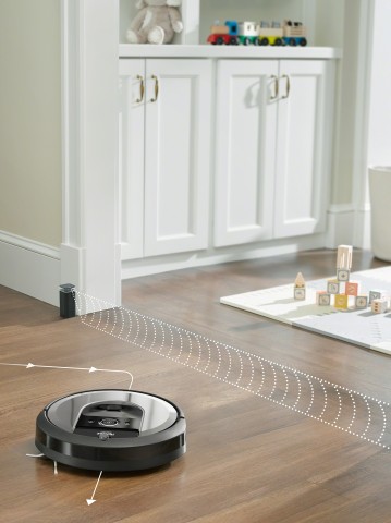 iRobot Roomba i7 aspirapolvere robot 0,4 L Senza sacchetto Nero