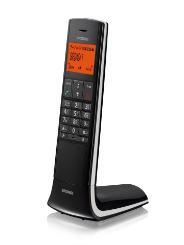 Brondi Lemure Telefono DECT Identificatore di chiamata Nero