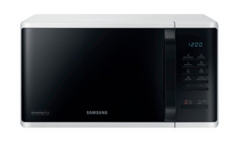 Samsung MG23K3513AW Superficie piana Microonde con grill 23 L 800 W Nero, Bianco