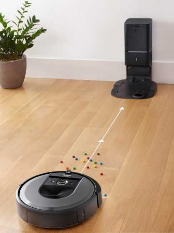 iRobot Roomba i7+ 0,4 L Senza sacchetto Nero