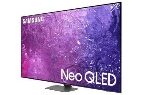 Samsung Series 9 TV QE65QN90CATXZT Neo QLED 4K, Smart TV 65" Processore Neural Quantum 4K, Dolby Atmos e OTS+, Carbon Silver 2023